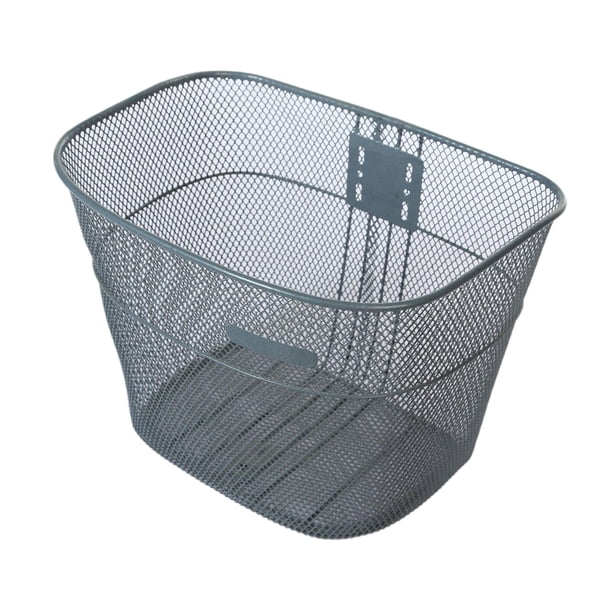 Panier Arrière Vélo En Acier Carbone - 44x34x25 Cm - Grand Capacité - Courses, Bagages, Animaux - VTT, Pliant, Électrique