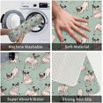thumbnail image 6 of Cute Pug Dogs Bath Mat Non-Slip Soft Microfiber Bathroom Rugs Washable Bathmat, Carpet Rug Entryway Decor for Tub Shower Room Floor, 31.5x20 Mat, 6 of 6