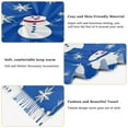 thumbnail image 4 of Snowmen and Snowflakes Pattern Soft Stylish Scarf 86.6''x30.7'' Lightweight and Warm, Breathable, 4 of 10