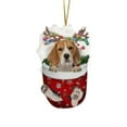 thumbnail image 2 of Apmemiss Clearance Pet Dog Christmas Stocking, Cute Plush Personalized Fireplace Joyful Red Ornamnets Hanging Stockings for Holiday Party Christmas Decorations and Xmas Gifts, 2 of 3