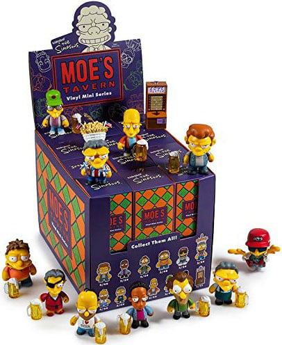 1 Figure Kidrobot Simpsons Moe's Tavern Blind Box Mini Figure NEW Toys 