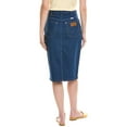 thumbnail image 3 of STAUD womens  x Wrangler The Pencil Skirt, 29, Blue, 3 of 5