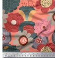 thumbnail image 1 of Soimoi Velvet Fabric Flower Artistic Fabric Prints By Yard 58 Inch Wide, 1 of 3