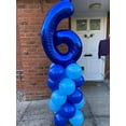 thumbnail image 4 of Night Blue 5 Balloon, Number Balloons 40 Inch, 5th Birthday Balloon Decorations, Night Blue Party Supplies, 5 Number Balloons, Number 5 Balloon, 4 of 17