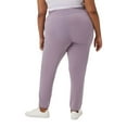 thumbnail image 6 of 32 Degrees Women's Super Soft Stretch Comfort Hand Pockets Active Pants Joggers-Purple / S, 6 of 7
