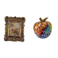 thumbnail image 1 of Marco de fotos,Marco de fotos retro Marco de fotos de mesa vintage,Marco de fotos adornado para colgar en la pared,decoración del hogar,Estatua de estatuilla,Estatuas de resina Escultura, 1 of 8