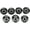 White, variant on 7Pcs Golf Weights 3g/5g/7g/9g/11g/13g/15g for Callaway Razr Fit Xtreme Driver