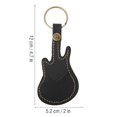 thumbnail image 1 of Portable Leather and Brass Guitar Pick Holder Protective Case with Accessories (Black), 1 of 1