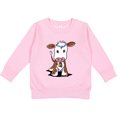 thumbnail image 2 of Inktastic Little Brown Cow Toddler Sweatshirt, 2 of 4