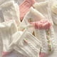 thumbnail image 5 of Cute Pink White Women Ankle Sock Stripe Lettuce Trim Knitted Comfy Embroidered Girl Sock Gift 5, 5 of 5