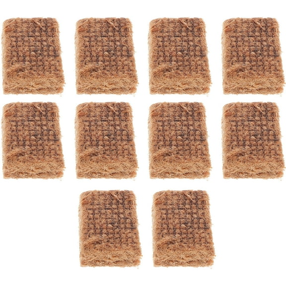 HINTRMENT Prolonged Burning Fire Starter Squares Pine 10Pcs 1.1X0.9X0.5In