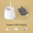 thumbnail image 4 of Muyoka MTFun LED Portalápices Luz con portalápices Control táctil Lámpara de mesa de cuello de cisne flexible 3 modos de iluminación con batería de 2000 mAh para dormitorio Sala de estudio Dormitorio Muyoka Hogar, 4 of 7
