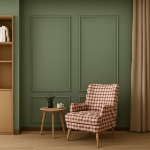 Ready to Assemble Wall Molding Kit Set, Pre-Cut Design, Installed with Glue | 2 Top 2 Bottom Frames$$Tools & Hardware Other