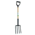 thumbnail image 1 of Expert Gardener Hardwood D-Handle 4-Tine Spading Fork, 1 of 7