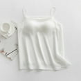 thumbnail image 2 of Tnhcen Women's Summer Lightweight Chiffon V-Neck Camisole with Built-in Bra Sleeveless Sleep Slip Dress for Women S-XL, 2 of 3