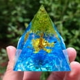 thumbnail image 3 of Cheers Ornement Pyramide Belle Finition Résine Compacte Délicate Statue Pyramide pour la Maison, 3 of 7