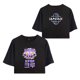 thumbnail image 1 of Unisex Huntrix De-mon Hun&Ters Shirt Short Sleeve Summer Casual Crop Tops Graphic Tee For Pop Singer And Movie Fans M, 1 of 4