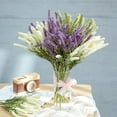 thumbnail image 5 of Visland 4PCS Artificial Lavender – Faux Plants for Crafting or Home Decor – Great for Pairing With Bundles of Other Fake/Dried Flowers to Create Lovely Wedding Bouquets, 5 of 7