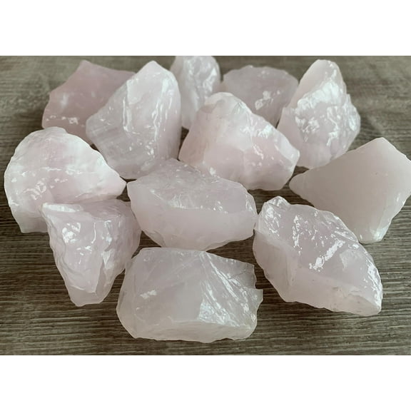 Calcite Rough Natural Stones, Raw Calcite Crystals (Pink Calcite, 0.25 Pound)