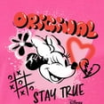 thumbnail image 3 of Disney - Minnie Mouse - Original Stay True - Juniors Fitted Graphic T-Shirt, 3 of 5