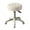 White, variant on solautey Round Rolling Stool Chair PU Leather Height Adjustable Swivel Drafting Work SPA Shop Salon Stools with Wheels for SPA Salon Bar Cafe Home Office Stool