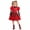 Red 3, variant on Royal Princess Halloween Costume for Women, Elegant Fancy Dress Up Outfit with Cropped Jacket, Cosplay Costume for Themed Parties