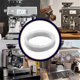 thumbnail image 5 of 10pcs Replacement Felt Washers for Espresso Machines Lower Burr Wool Ring Cleaner Accessory, 5 of 5