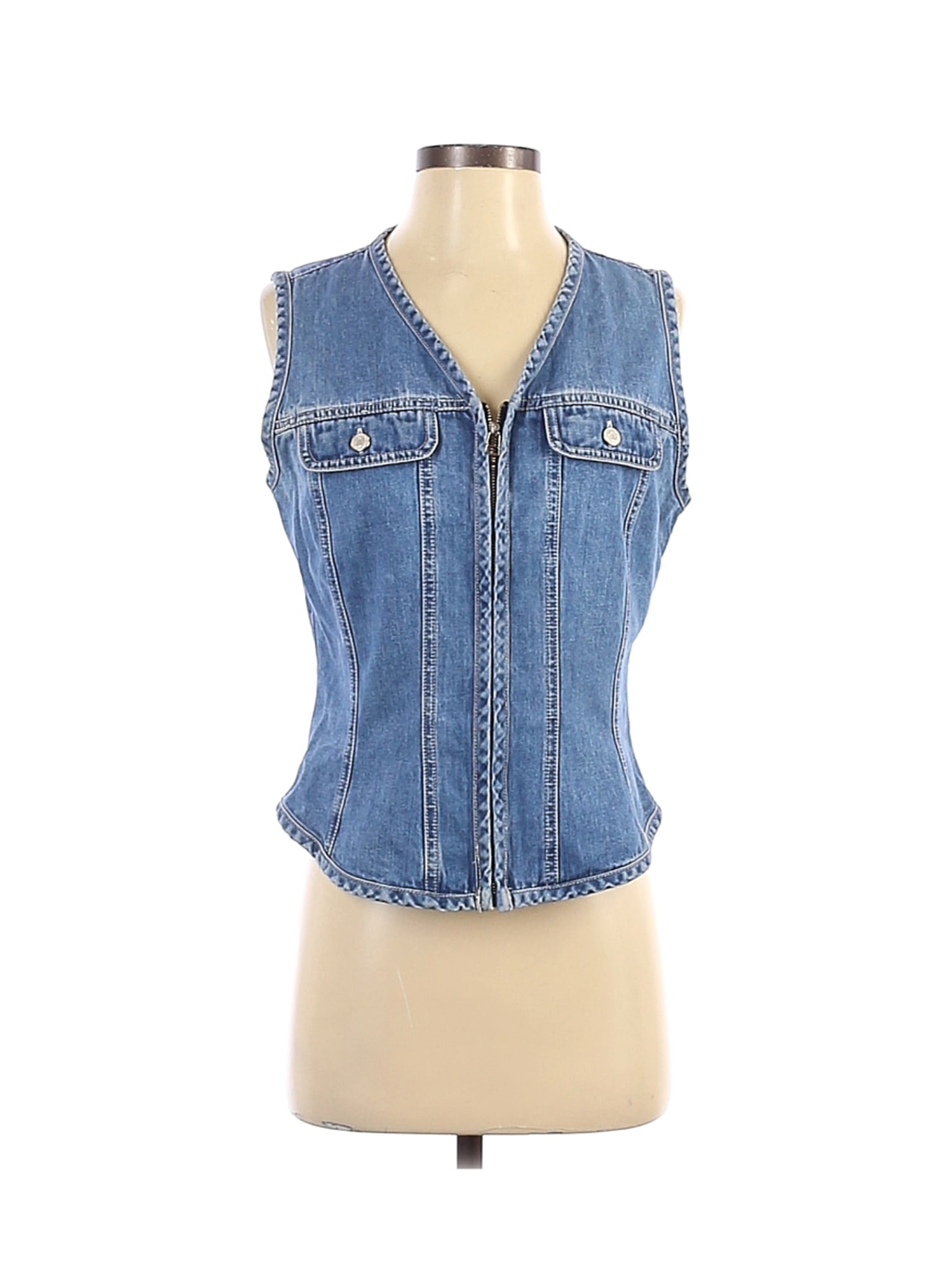 gap denim vest women
