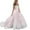 Pink satin flower girl dress, variant on VEKDONE Princess Dress Up for Girls Elegant Lace Embroidery Tulle Dress Flower Girls Puff Pageant Gown Toddler Formal Evening Party Dress Today Sales Size 9-10 Years