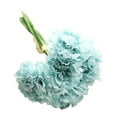 thumbnail image 2 of YiBai Blue Artificial Flowers for Outdoors Carnation Bouquet Holding Flowers Mother's Day Simulation Flower Decoration #.941, 2 of 2