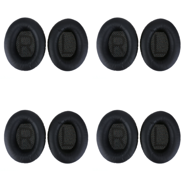 Almohadillas de espuma suave para auriculares Bose QuietComfort QC35 (negro + negro)