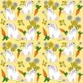 thumbnail image 2 of CafePress - Bunnies And Rabbit Food On Yello Maternity T Shirt - Maternity Dark T-Shirt, 2 of 3