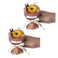 thumbnail image 1 of Mini ramo de rosas falsas hecho a mano, girasol artificial, decoración floral, aniversario, cumpleaños, regalo romántico para mujeres, esposas y madres., 1 of 8