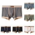 thumbnail image 6 of Dxzfnsa Mens Underwear Breathable Boxer Briefs Bamboo Rayon Boxers for Men Soft Stretchy Men's Underwear with Fly Men's Boxer Briefs M-3XL, 6 of 6
