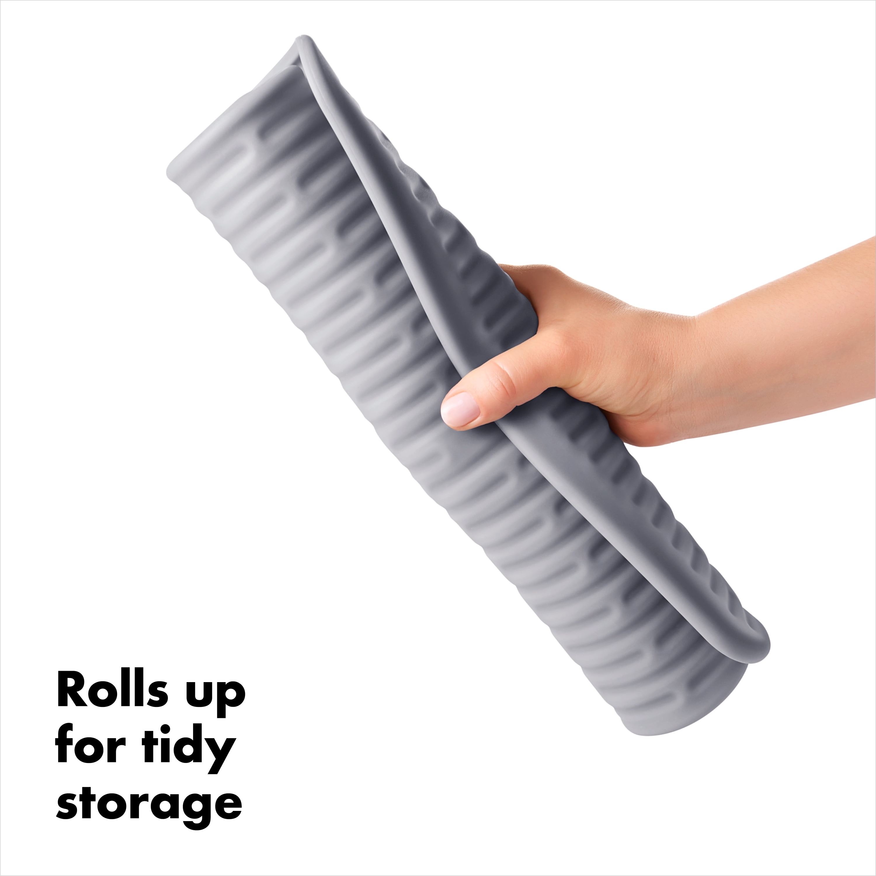 (3 pack) OXO Large Silicone Drying Mat, 16.75-In x 12.5-In, Gray