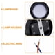 thumbnail image 4 of Lámpara De Pared De 8 W, Semicírculo, Luz Blanca Cálida, Aplique De Pared, Carcasa Negra, Ac85-265V, Ip65, Clasificación Impermeable Para Tienda De Restaurante En Casa Noticed HA018286-00, 4 of 7