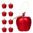 thumbnail image 3 of 24pcs navidad manzanas colgando ornamentos simulación manzanas colgantes en forma de manzana Árbol de Navidad Adornos, 3 of 7
