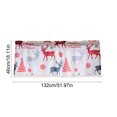 thumbnail image 3 of QIPOPIQ Farmhouse Christmas Valance Kitchen Curtains for Windows, Rustic Plaid Christmas Tree Snowflakes Rod Pocket Window Treatments Short Curtains, 3 of 8