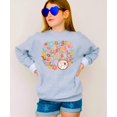 thumbnail image 4 of Trendy Volleyball Sweatshirt School Pride Retro Sweater for Adults and Teens Gray Sweatshirt Youth XS, 4 of 5