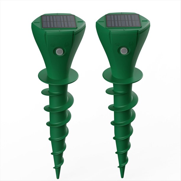 Repelente Solar de Ultrasónico, Repelente Solar de Impermeable IP65 para Césped, Ratas, Ardillas, Ciervos, Zorrillos y Conejos