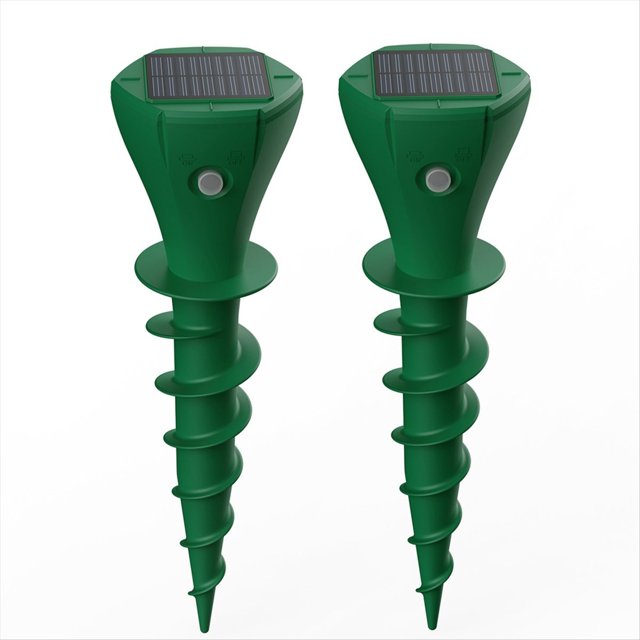Repelente Solar de Ultrasónico, Repelente Solar de Impermeable IP65 para Césped, Ratas, Ardillas, Ciervos, Zorrillos y Conejos