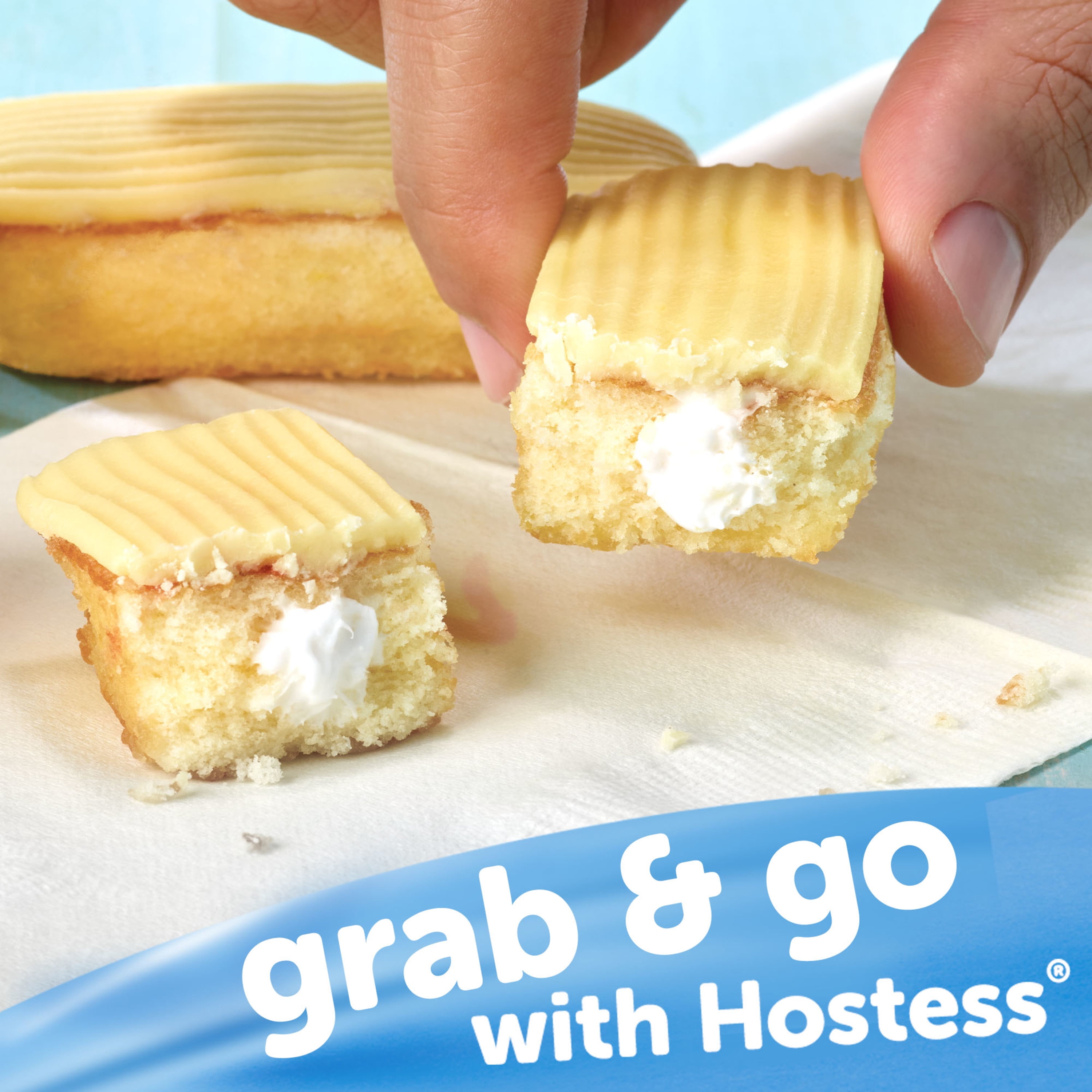 HOSTESS Iced Vanilla ZINGERS, Iced Vanilla Cakes - 12.70 oz, 10 Count (3 Pack) Free Gift from Winrock Store