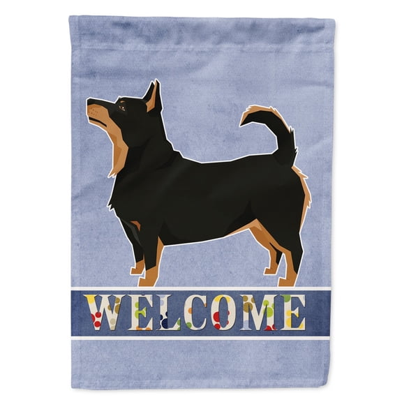 Lancashire Terrier Welcome Garden Flag
