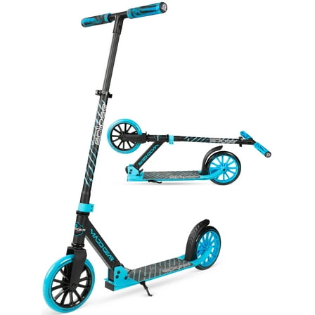 Madd Gear Eclipse Commuter Scooter with 200mm Blue Wheels - Suitable for Kids and Adults