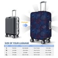 thumbnail image 5 of Haiem Blue Firework Luggage Cover Printed Suitcase Covers for Luggage Elastic Washable Suitcase Protector Fits 18-32 Inch Luggage-X-Large, 5 of 8