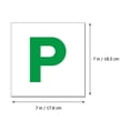 thumbnail image 2 of 4pcs Car Magnets Letter L P Car Magnets Stickers Learner Driver Car Magnets Sign, 2 of 7