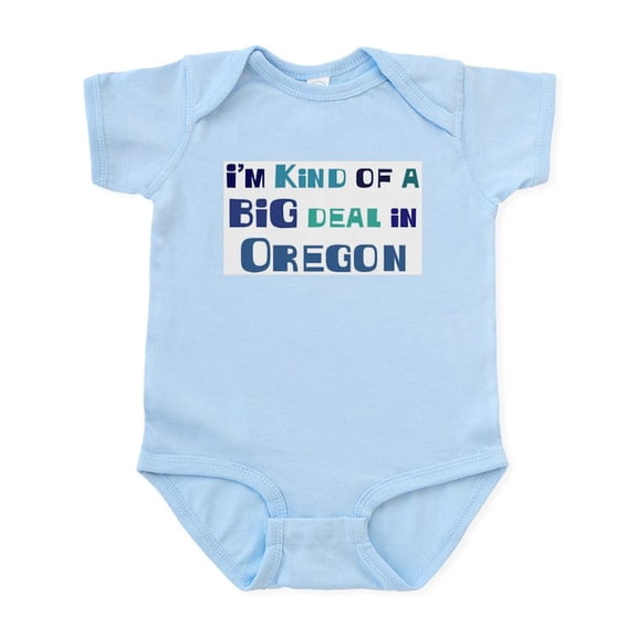 CafePress - Big Deal In Oregon Infant Bodysuit - Baby Light Bodysuit, Size Newborn - 24 Months