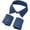 Blue, variant on 3pcs Denim Detachable Collar & Cuffs Set for Women – Fashion Fake Neckline Accessory and Removable Cuffs for Shirts or Blouses