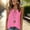 *Pink, variant on ClodeEU Women's Sleeveless V Neck Linen Cotton Blend Tank Top, Loose Fit Blouse for Summer Black,Women's Plus L