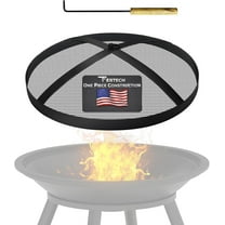 FEBTECH 18 Inch Fire Pit Spark Screen for Solo Stove Bonfire Accessories